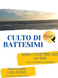 Culto di Battesimi